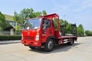 這款國六挖機平板運輸車很火，關注沒？
